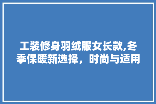 工装修身羽绒服女长款,冬季保暖新选择，时尚与适用的完美融合