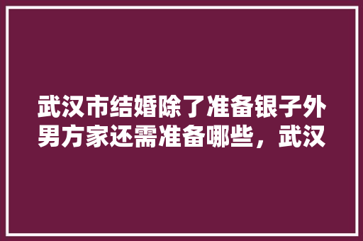 武汉市结婚除了准备银子外男方家还需准备哪些，武汉装修开工有什么准备工作。 武汉市结婚除了准备银子外男方家还需准备哪些，武汉装修开工有什么准备工作。 二手房