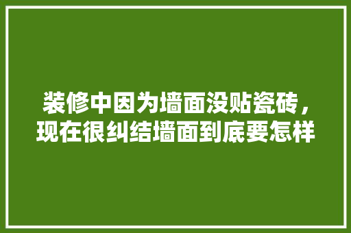 装修中因为墙面没贴瓷砖，现在很纠结墙面到底要怎样做，墙面装修要准备什么材料。 装修中因为墙面没贴瓷砖，现在很纠结墙面到底要怎样做，墙面装修要准备什么材料。 装修知识